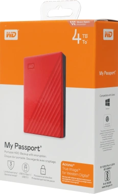 Жесткий диск WD USB3.2 Gen1 4TB WDBPKJ0040BRD-WESN