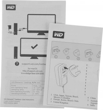 Жесткий диск WD USB3.0 6TB WDBWLG0060HBK-EESN
