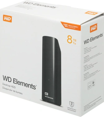 Жесткий диск WD USB3.0 8TB WDBWLG0080HBK-EESN