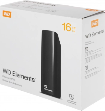 Жесткий диск WD USB3.0 16TB WDBWLG0160HBK-EESN
