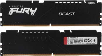 Память DDR5 2x32GB 5600MHz Kingston  KF556C40BBK2-64