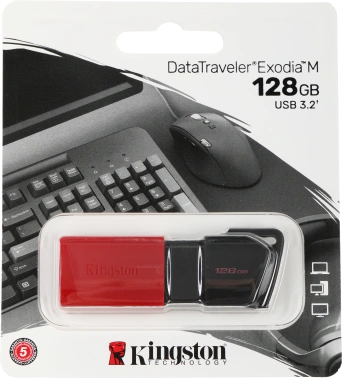 Флеш Диск Kingston 128GB DataTraveler Exodia M
