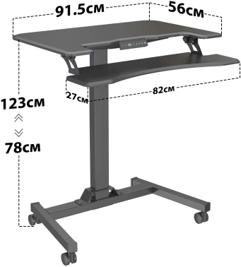 Стол для ноутбука Cactus  CS-FDE103BBK