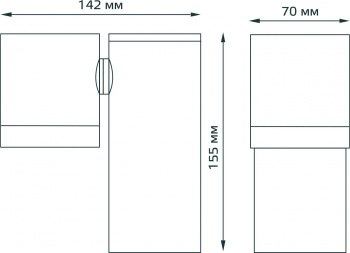 Светильник садово-парк. Gauss  GD151