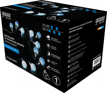 Гирлянда Gauss Solar  GS033