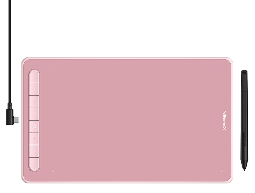 Графический планшет XPPen Deco Deco L Pink
