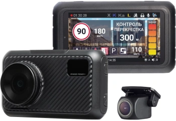 Видеорегистратор с радар-детектором Roadgid  Premier 3 2CH