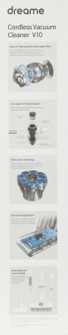 Пылесос ручной Dreame V10