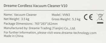 Пылесос ручной Dreame V10