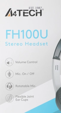 Наушники с микрофоном A4Tech Fstyler FH100U