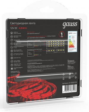 Лента светодиод. Gauss  SMD