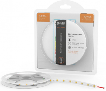 Лента светодиод. Gauss  Basic