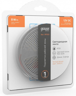 Лента светодиод. Gauss  Basic
