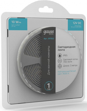 Лента светодиод. Gauss  Basic