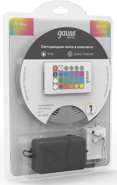 Лента светодиод. Gauss  Basic
