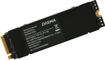 Накопитель SSD Digma PCIe 4.0 x4 512GB DGST4512GG33T