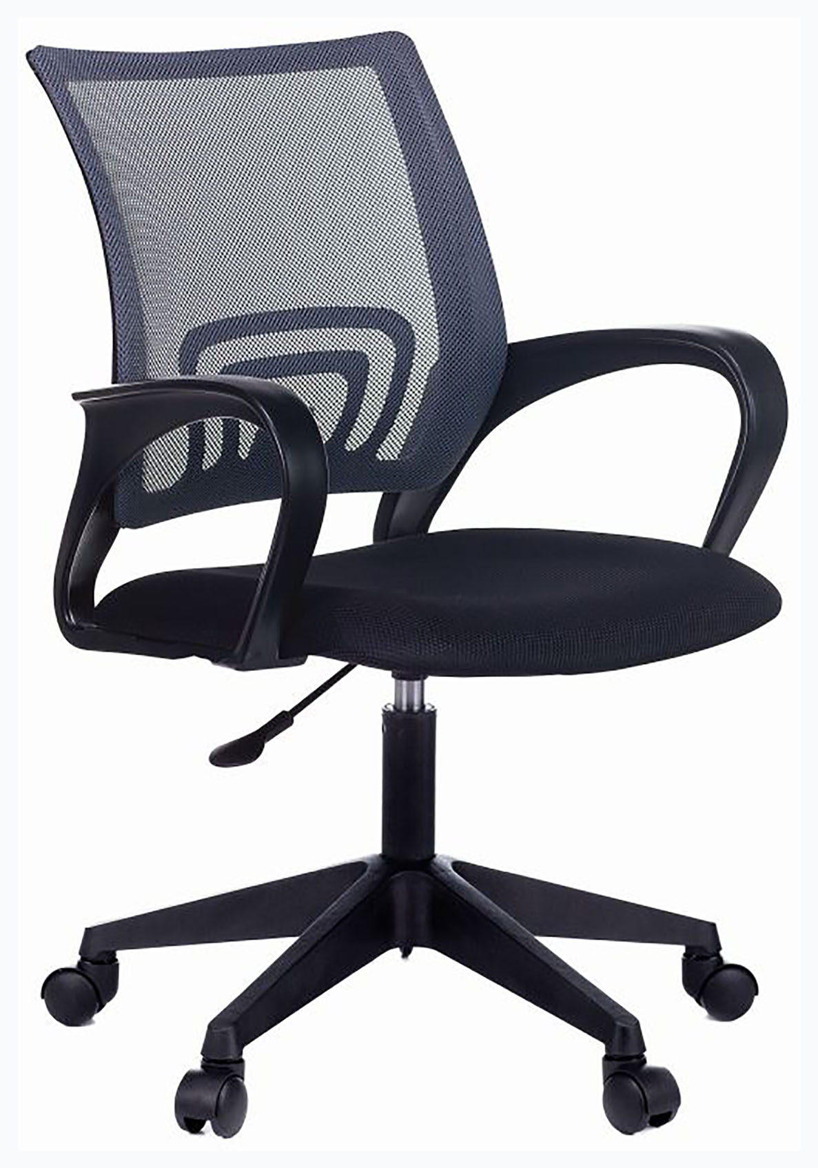 Кресло Бюрократ CH 696 серый TW-04 сиденье черный TW-11 сетка/ткань крестов. пластик