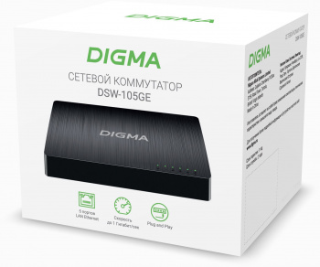 Коммутатор Digma  DSW-105GE
