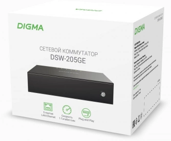 Коммутатор Digma  DSW-205GE