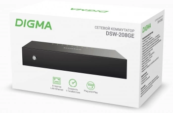Коммутатор Digma  DSW-208GE