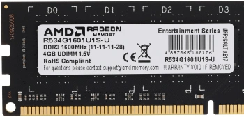 Память DDR3 4GB 1600MHz AMD  R534G1601U1S-U