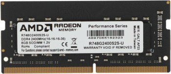 Память DDR4 8GB 2400MHz AMD  R748G2400S2S-U