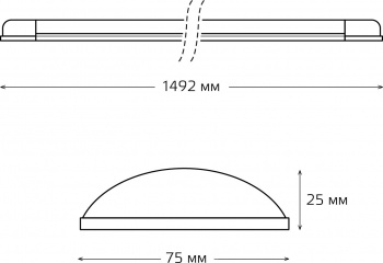 Светильник Gauss  144126350