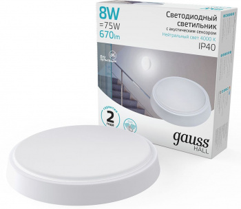 Светильник Gauss ЖКХ  193411208-OAS