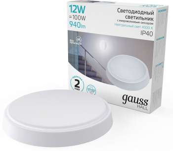 Светильник Gauss ЖКХ  193411212-S