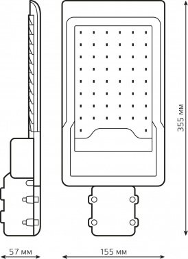Светильник консольный Gauss  629534350