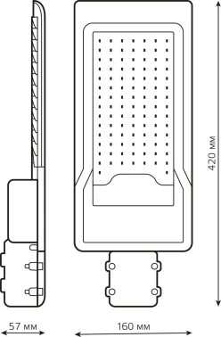 Светильник консольный Gauss  629534300