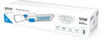 Светильник консольный Gauss Qplus  629535350