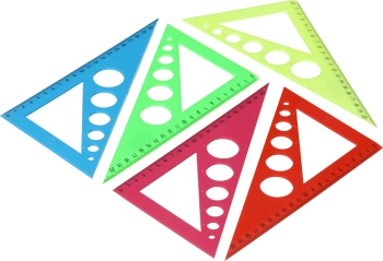 Треугольник Silwerhof дл.21см 30х60мм ассорти