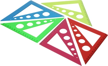 Треугольник Silwerhof дл.16см 45х45мм ассорти