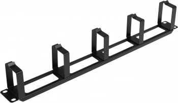 Кабельный органайзер горизонтальный Hyperline CM-1U-ML односторонний кольца 1U шир.:19