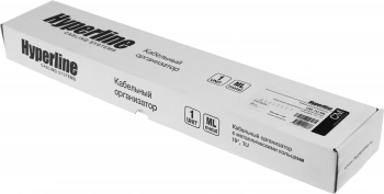 Кабельный органайзер горизонтальный Hyperline CM-1U-ML односторонний кольца 1U шир.:19