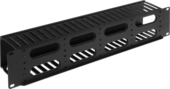 Кабельный органайзер горизонтальный Hyperline CM-2U-PL-COV односторонний пальцы 2U шир.:19