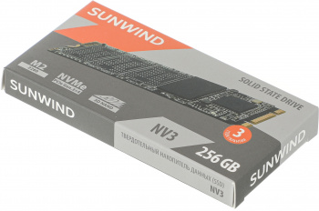 Накопитель SSD SunWind PCIe 3.0 x4 256GB SWSSD256GN3T