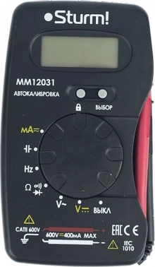 Мультиметр Sturm!  MM12031
