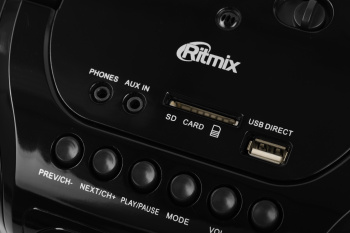 Аудиомагнитола Ritmix RBB-020BT