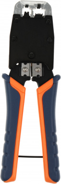 Инструмент обжимной Hyperline HT-500 для RJ-45/RJ-12 (упак:1шт)