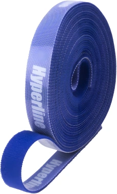 Хомут-липучка Hyperline WASNR-5X16-BL 5000x16мм (упак:1шт) полиамид синий