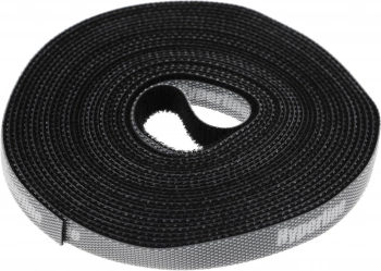 Хомут-липучка Hyperline WASNR-5X9-BK 5000x9мм (упак:1шт) полиамид черный