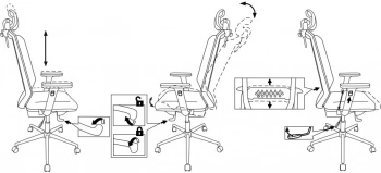 Кресло руководителя Бюрократ  MC-612N-H