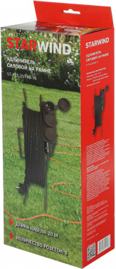 Удлинитель силовой Starwind ST-PS3.20/FRB-16