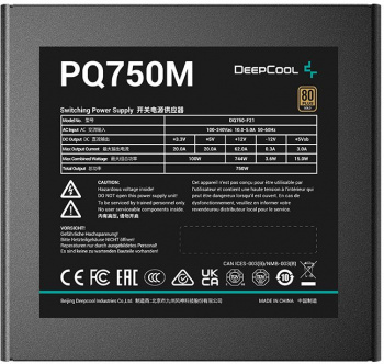 Блок питания Deepcool ATX 750W PQ750M