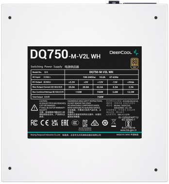 Блок питания Deepcool ATX 750W DQ750-M-V2L WH
