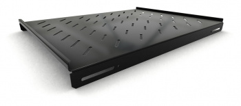 Полка стационарная Hyperline TSH3L-650-RAL9004 1U нагр.:20кг. 19