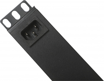 Блок распределения питания Hyperline SHE19-8SH-S-IEC гор.размещ. 8xSchuko базовые 10A C14