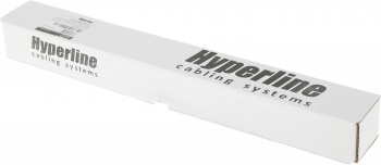 Блок распределения питания Hyperline SHE19-8SH-S-IEC гор.размещ. 8xSchuko базовые 10A C14